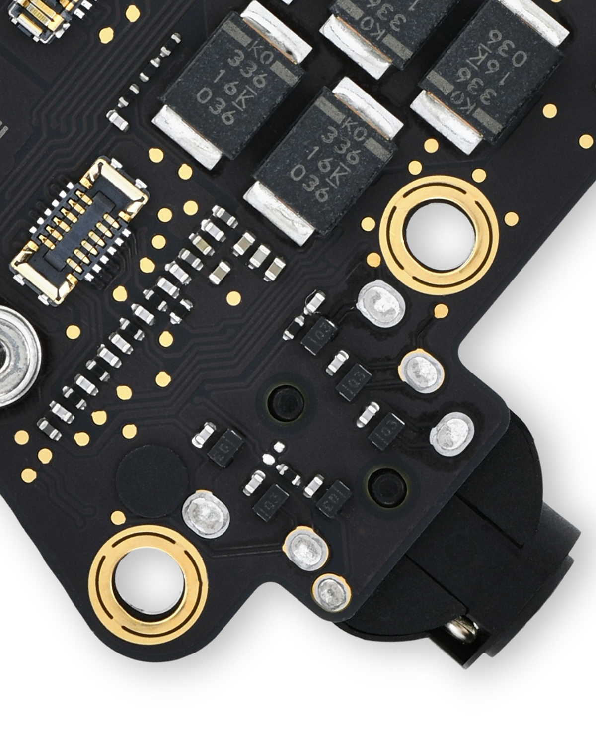 SPACE GRAY AUDIO BOARD COMPATIBLE WITH MACBOOK AIR 13" RETINA A2337 (LATE 2020))