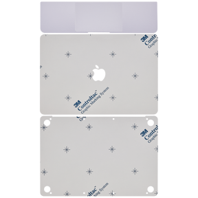 4in1 (Top, Bottom, Keyboard, Trackpad) Skin Compatible For MacBook Retina 12"(A1534 / Early 2015 / Early 2016 / Mid 2017) (Space Gray)