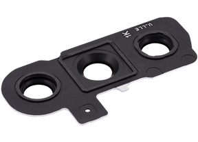 Replacement Back Camera Lens With Cover Bezel Ring Compatible For Samsung Galaxy S23 5G / S23 Plus 5G (Phantom Black)