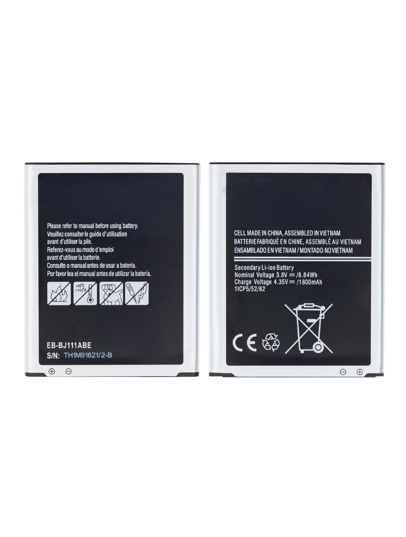 Replacement Battery Compatible For Samsung Galaxy J1 Ace (J110 / 2016) (EB-BJ111ABE)