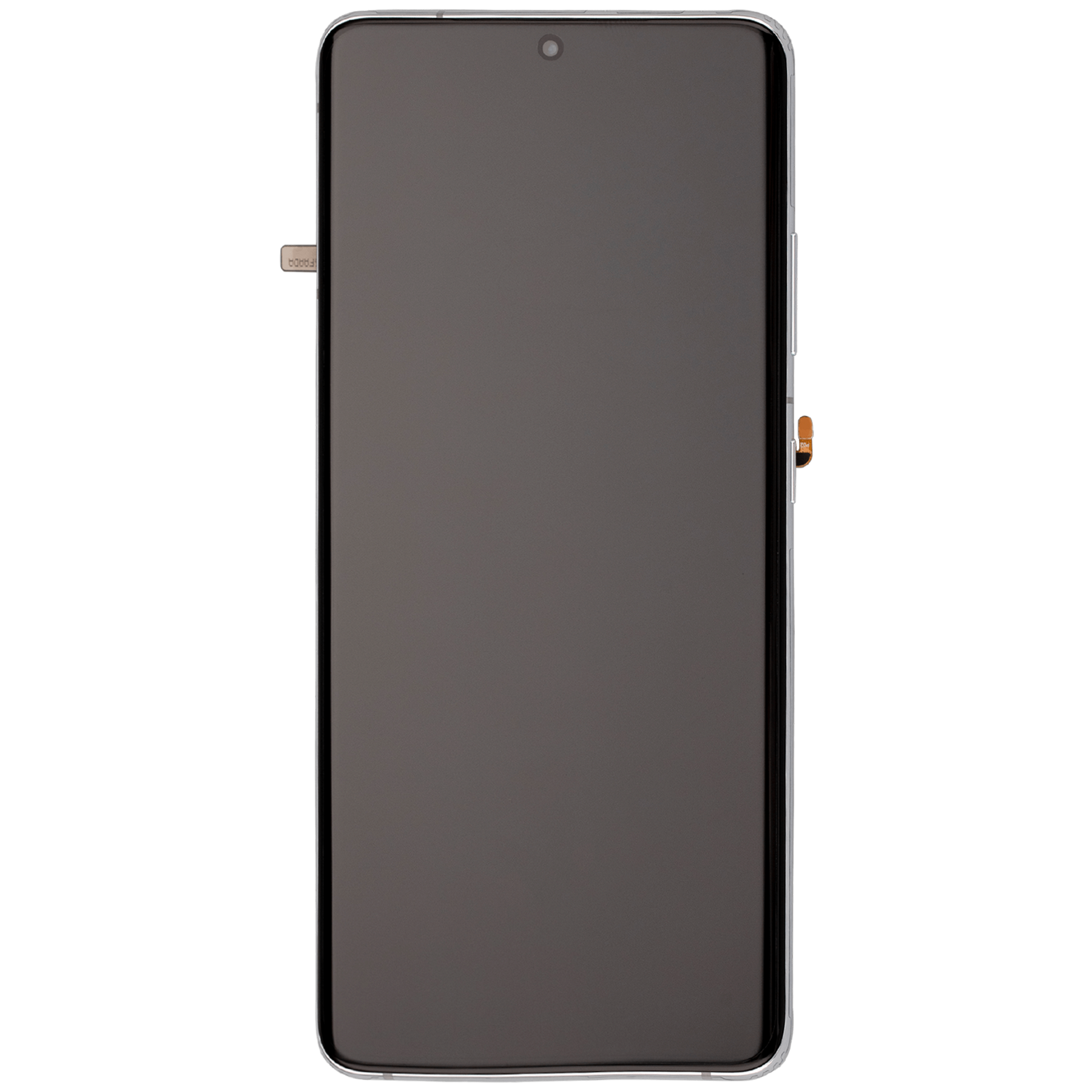 OLED Assembly With Frame Compatible For Samsung Galaxy S21 Ultra 5G Replacement (Vemake ) (Phantom Silver)