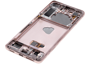 Replacement OLED Assembly With Frame Compatible For Samsung Galaxy S21 Plus 5G (Vemake) (Phantom Violet / Pink / Gold)