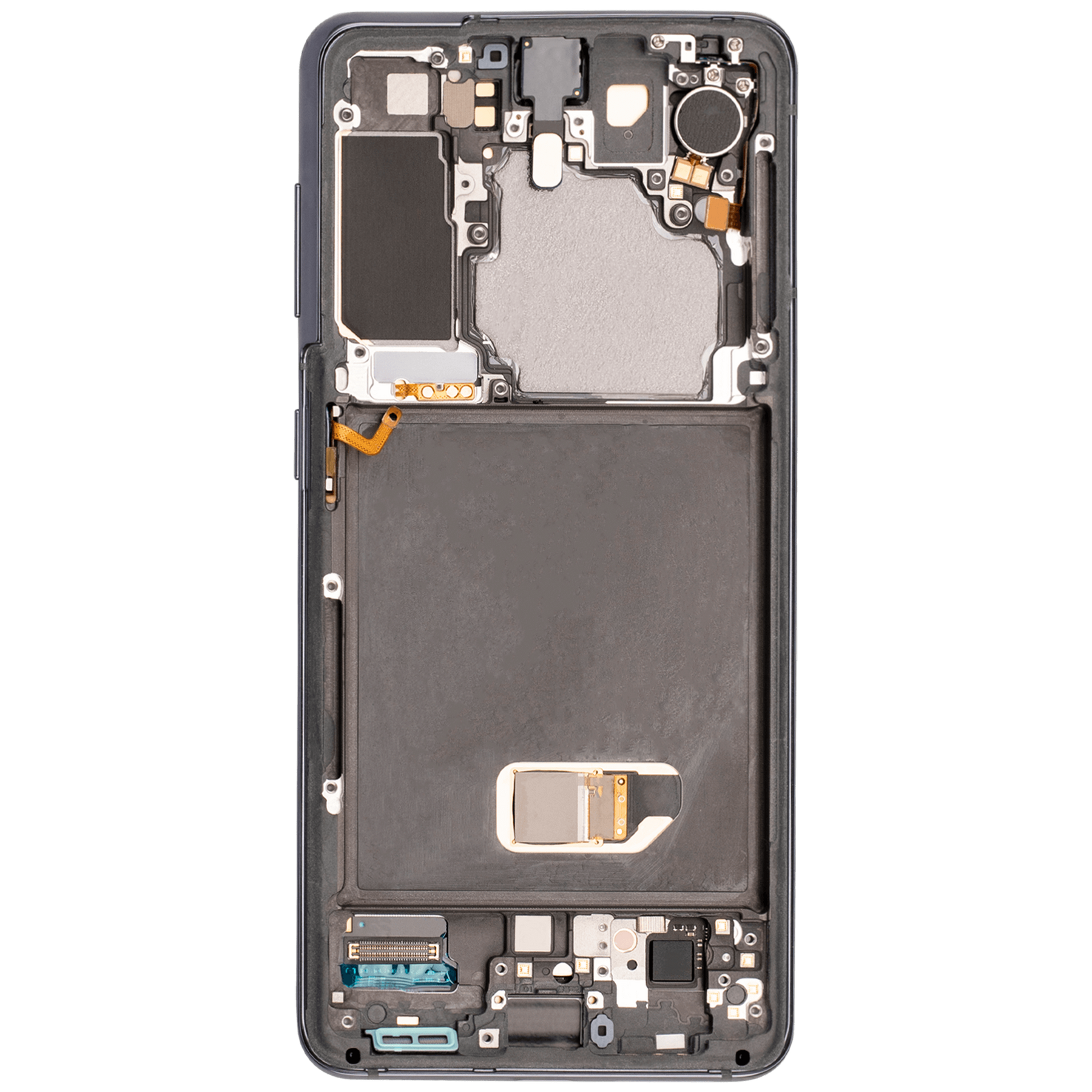 OLED Assembly With Frame Compatible For Samsung Galaxy S21 5G Replacement(Vemake) (Phantom Gray)