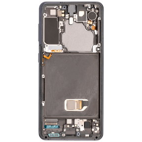OLED Assembly With Frame Compatible For Samsung Galaxy S21 5G Replacement(Vemake) (Phantom Gray)