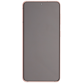 OLED Assembly With Frame Compatible For Samsung Galaxy S21 5G (Vemake) (Phantom Pink)