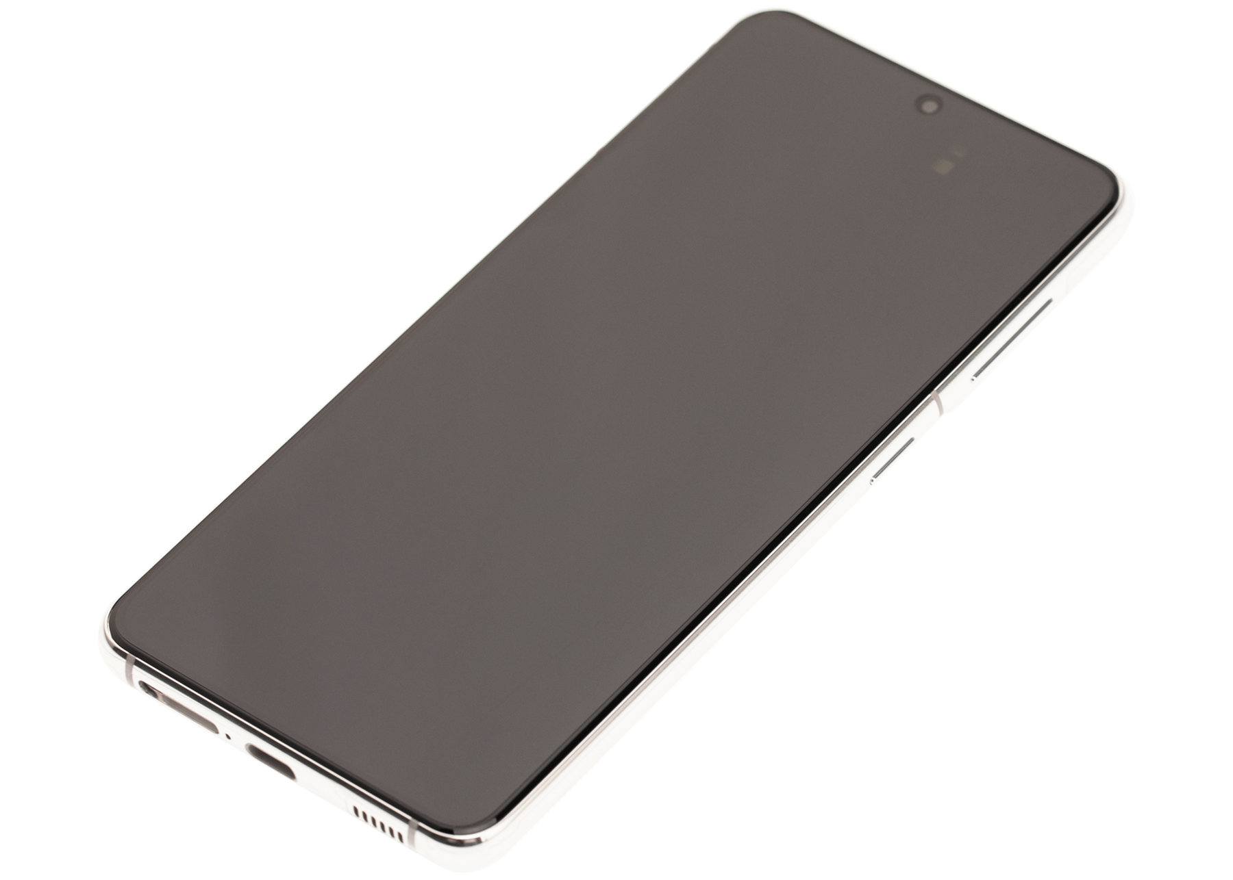 OLED Assembly With Frame Compatible For Samsung Galaxy S21 5G Replacement (Vemake) (Phantom White)