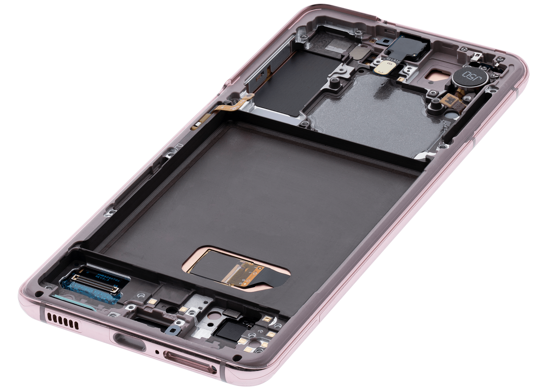 Replacement OLED Assembly With Frame Compatible For Samsung Galaxy S21 5G (Vemake) (Phantom Violet)