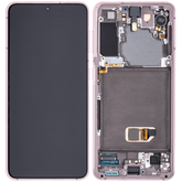 Replacement OLED Assembly With Frame Compatible For Samsung Galaxy S21 5G (Vemake) (Phantom Violet)