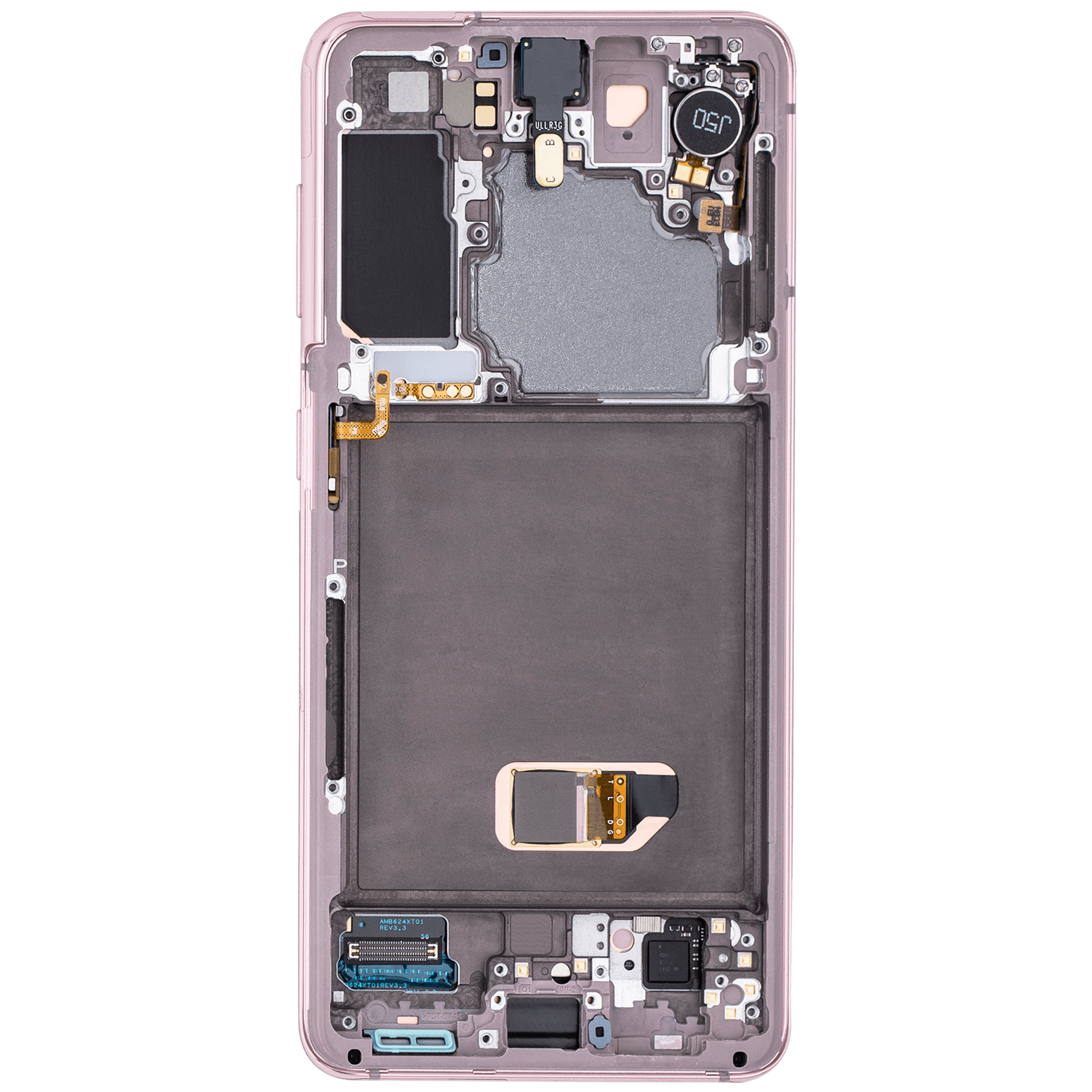 Replacement OLED Assembly With Frame Compatible For Samsung Galaxy S21 5G (Vemake) (Phantom Violet)