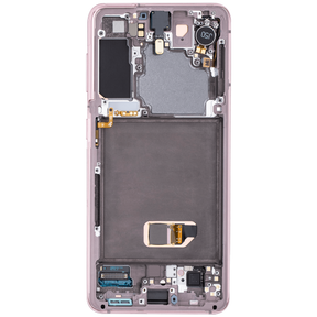 Replacement OLED Assembly With Frame Compatible For Samsung Galaxy S21 5G (Vemake) (Phantom Violet)
