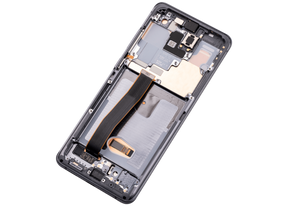 Replacement OLED Assembly With Frame Compatible For Samsung Galaxy S20 Ultra 5G (Vemake) (Cosmic Gray)