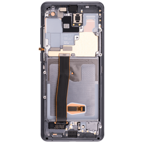 Replacement OLED Assembly With Frame Compatible For Samsung Galaxy S20 Ultra 5G (Vemake) (Cosmic Gray)