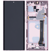 OLED Assembly With Frame Compatible For Samsung Galaxy Note 20 Ultra 5G Replacement (Vemake) (Mystic Bronze)