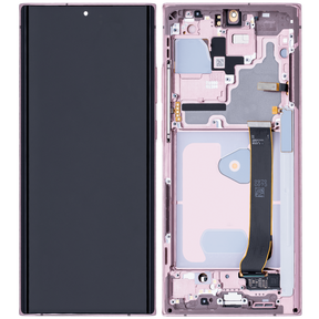 OLED Assembly With Frame Compatible For Samsung Galaxy Note 20 Ultra 5G Replacement (Vemake) (Mystic Bronze)