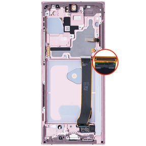 OLED Assembly With Frame Compatible For Samsung Galaxy Note 20 Ultra 5G Replacement (Vemake) (Mystic Bronze)