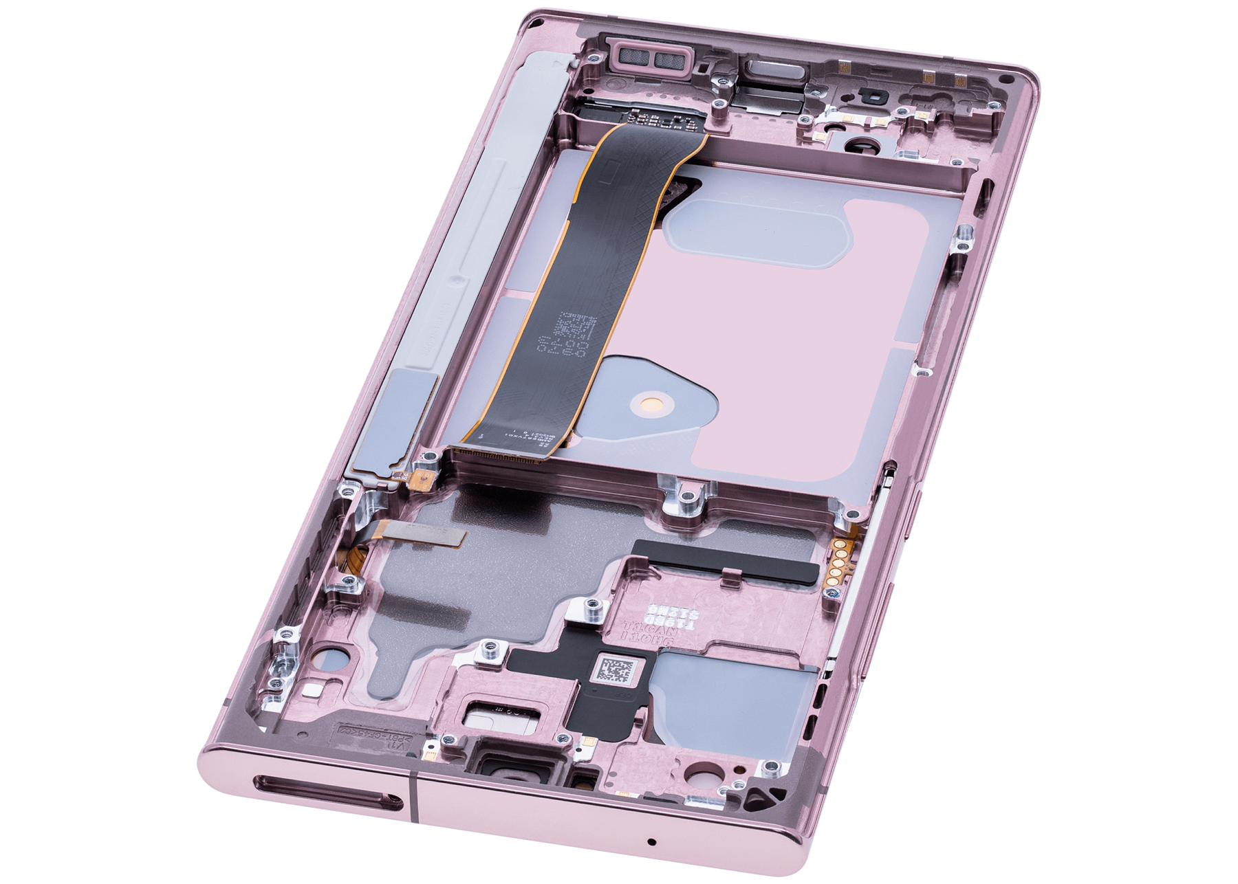 OLED Assembly With Frame Compatible For Samsung Galaxy Note 20 Ultra 5G Replacement (Vemake) (Mystic Bronze)