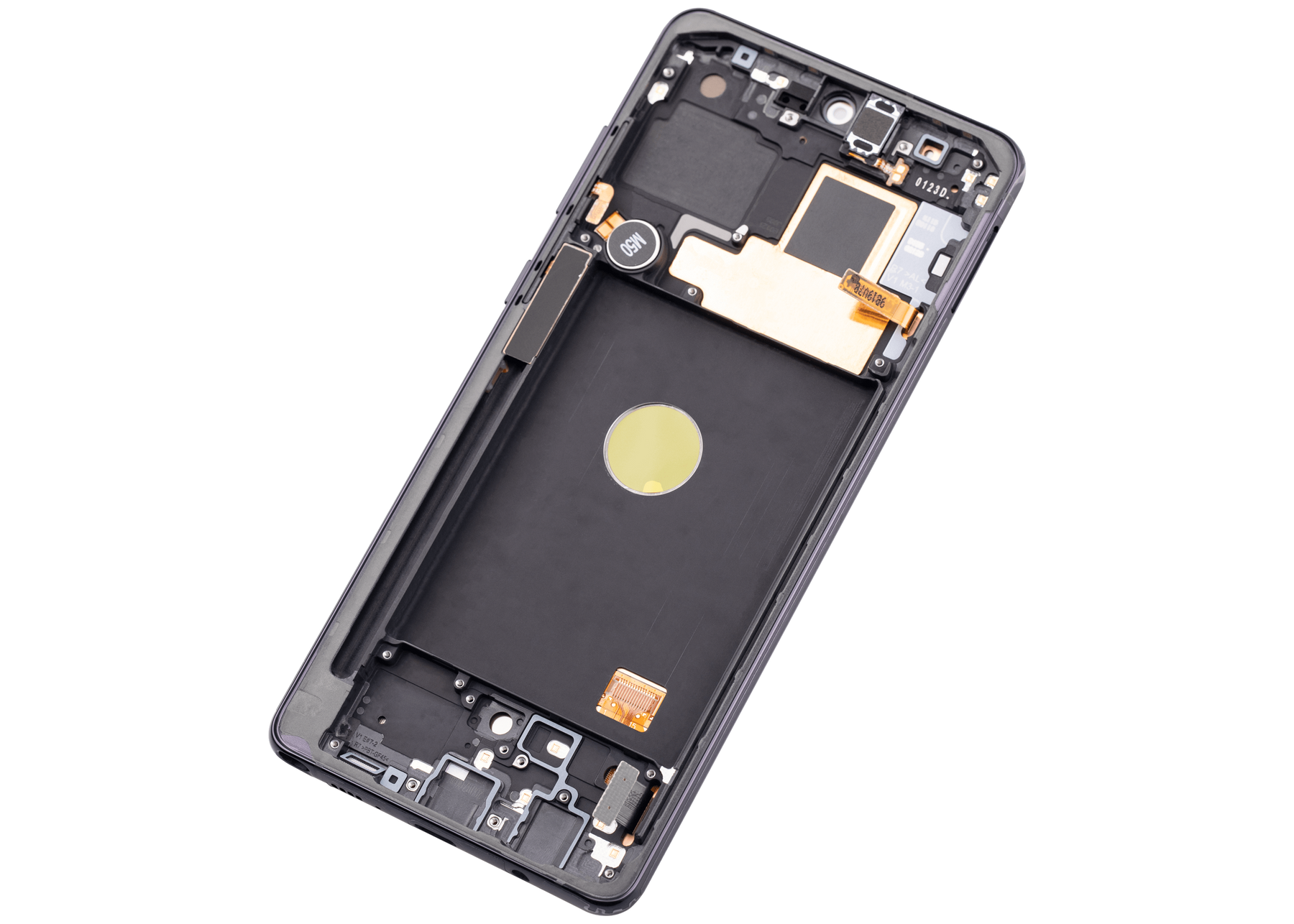 OLED Assembly With Frame Replacement Compatible For Samsung Galaxy Note 10 Lite (Vemake) (Aura Black)