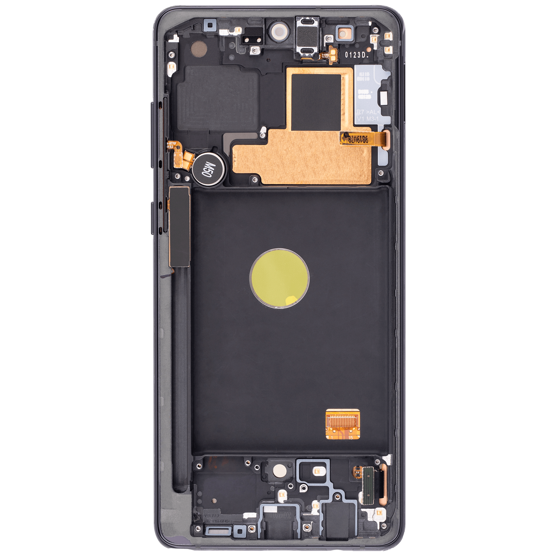 OLED Assembly With Frame Replacement Compatible For Samsung Galaxy Note 10 Lite (Vemake) (Aura Black)