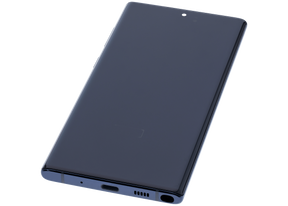 Replacement OLED Assembly With Frame Compatible For Samsung Galaxy Note 10 (Vemake) (Aura Glow / Silver)