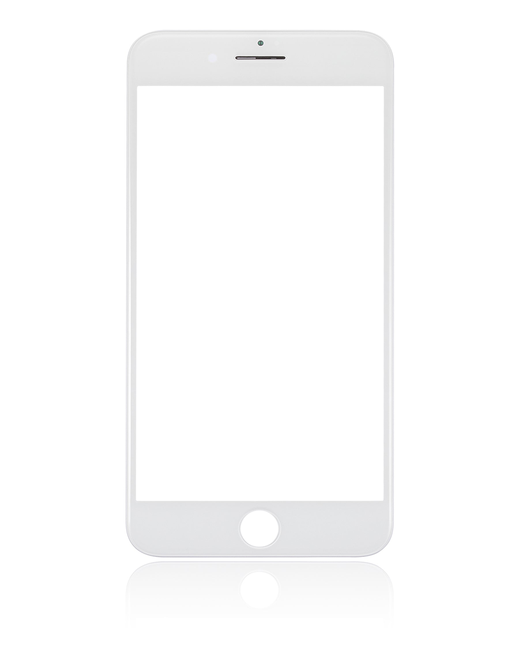 3 in 1 (Glass With OCA Pre-Installed + Frame) Compatible For iPhone 7 Plus (OCA Master) (2 Pack) (White)