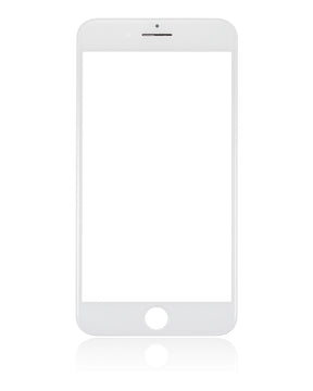 3 in 1 (Glass With OCA Pre-Installed + Frame) Compatible For iPhone 7 Plus (OCA Master) (2 Pack) (White)