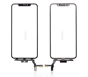 3 in 1 (Glass With OCA Pre-Installed + Frame) Compatible For iPhone 8 Plus (OCA Master) (2 Pack)(Black)