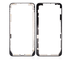 3 in 1 (Glass With OCA Pre-Installed + Frame) Compatible For iPhone 8 Plus (OCA Master) (2 Pack)(Black)