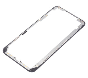 3 in 1 (Glass With OCA Pre-Installed + Frame) Compatible For iPhone 8 Plus (OCA Master) (2 Pack)(Black)