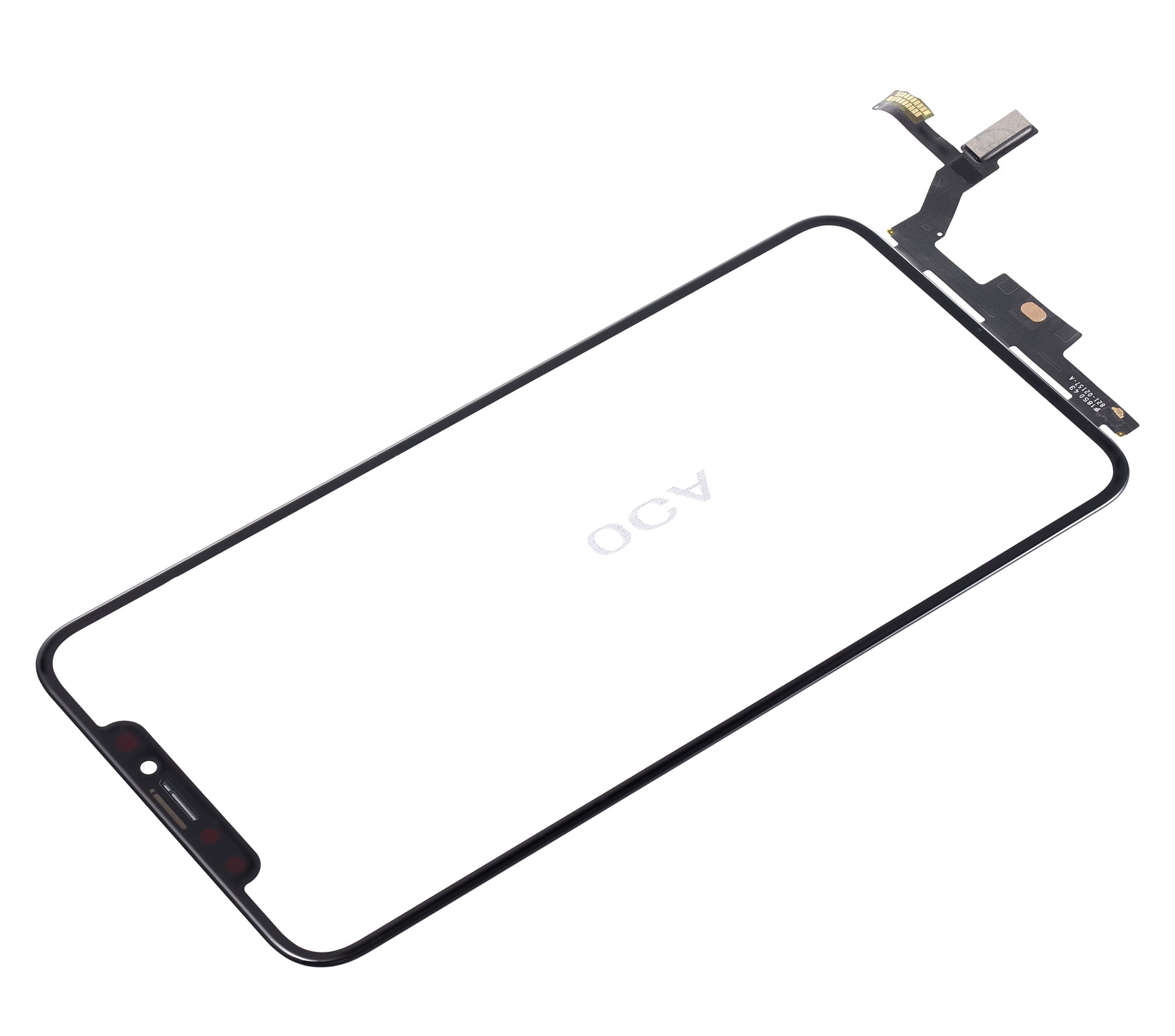 3 in 1 (Glass With OCA Pre-Installed + Frame) Compatible For iPhone 8 Plus (OCA Master) (2 Pack)(Black)