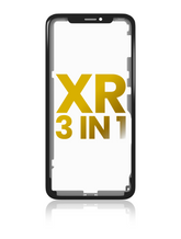 3 in 1 (Glass With OCA Pre-Installed + Frame) Compatible For iPhone XR (OCA Master) (2 Pack)