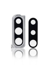 Back Camera Lens With Bracket / Bezel Compatible For Samsung Galaxy A30s (A307 / 2019) (Black)