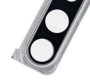 Back Camera Lens With Bracket / Bezel Compatible For Samsung Galaxy A30s (A307 / 2019) (Silver)