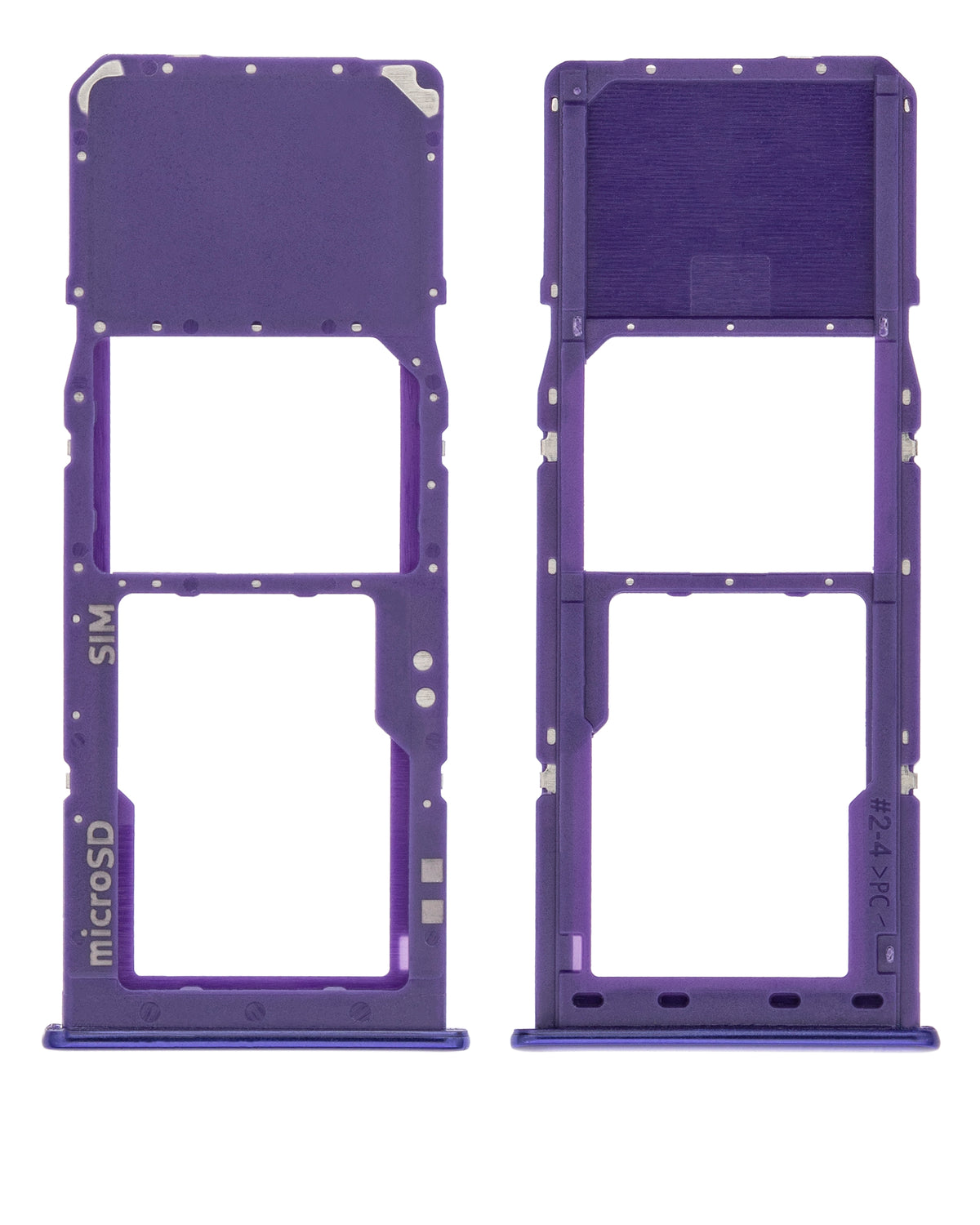 Single Sim Card Tray Compatible For Samsung Galaxy A30S (A307 / 2019) (Violet)