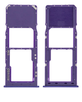 Single Sim Card Tray Compatible For Samsung Galaxy A30S (A307 / 2019) (Violet)