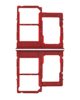 Dual Sim Card Tray Compatible For Samsung Galaxy A31 (A315 / 2020) (Prism Crush Red)