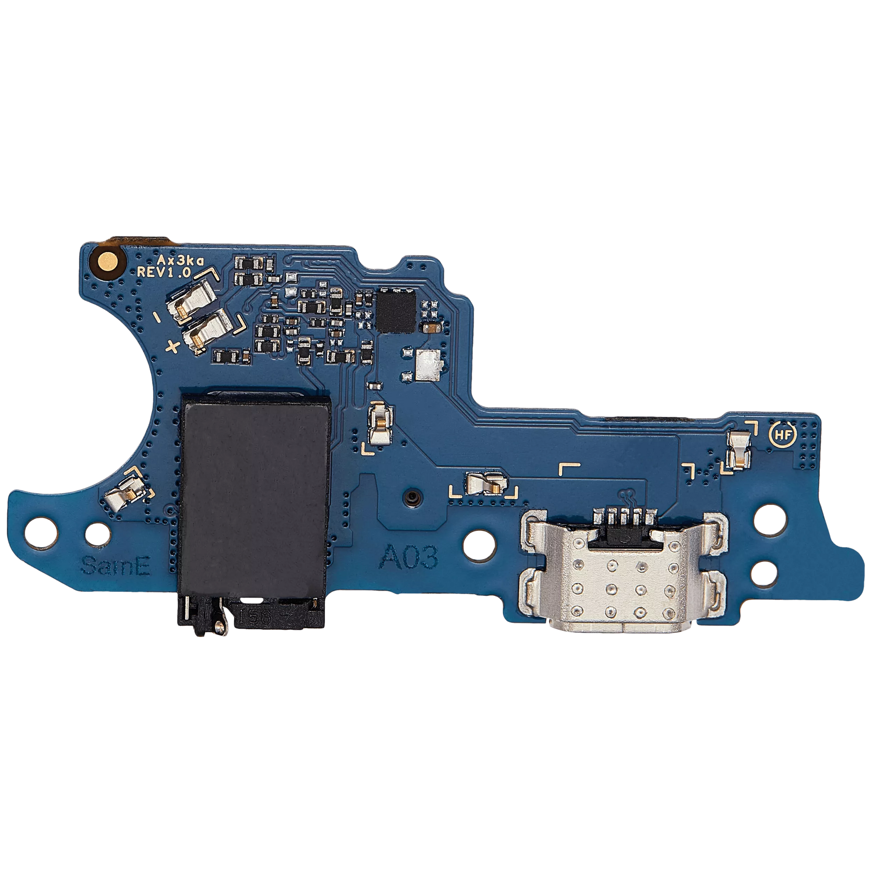 Charging Port Board With Headphone Jack Compatible For Samsung Galaxy A03 (A035 / 2021) (International Version) (Aftermarket Plus)