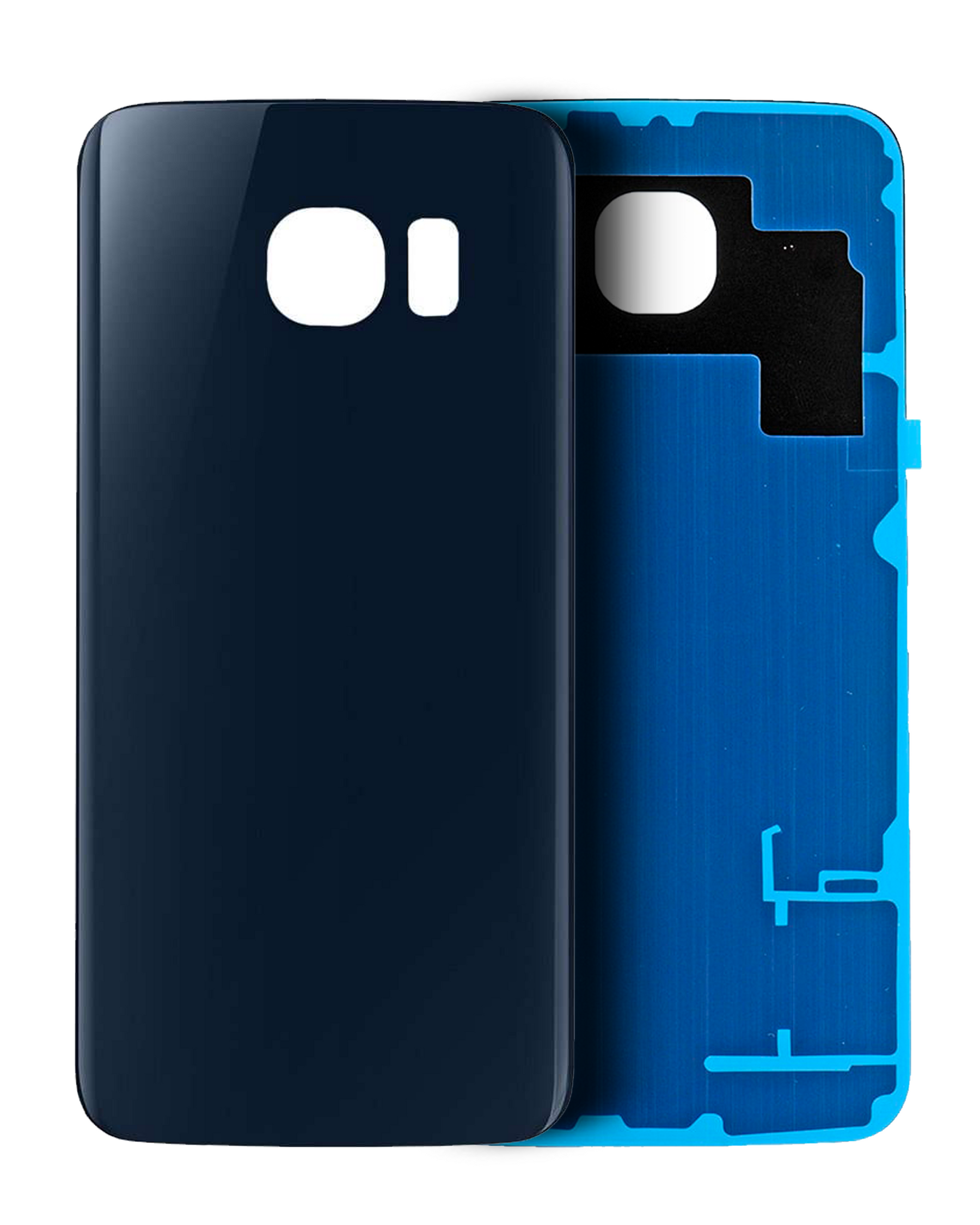 Back Cover Glass Replacement Compatible For Samsung Galaxy S6 (Service Pack) (Black Sapphire)