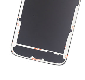 Replacement Back Cover Glass Compatible For Samsung Galaxy S6 Edge (No Logo) (Vemake) (Black Sapphire)