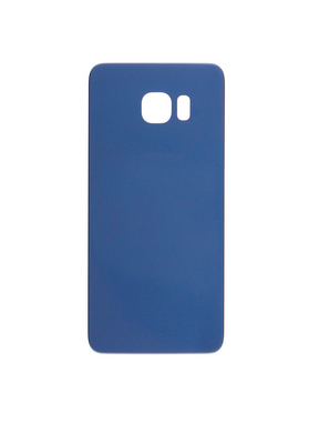 Replacement Back Cover Glass Compatible For Samsung Galaxy S6 Edge (No Logo) (Vemake) (Black Sapphire)