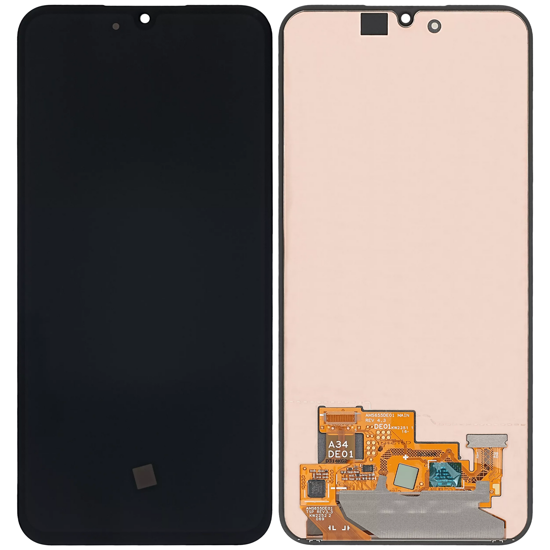 OLED Assembly Without Frame Compatible For Samsung Galaxy A34 5G (A346 / 2023) (Refurbished) (All Colors)