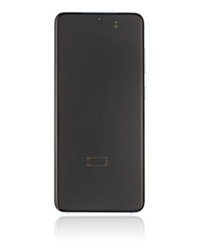 Replacement OLED Assembly With Frame Compatible For Samsung Galaxy S20 5G (Non-Verizon 5G UW Frame) (Refurbished) (Cloud Blue)