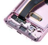 OLED Assembly With Frame Compatible For Samsung Galaxy S20 5G Replacement (Non-Verizon 5G UW Frame) (Refurbished) (Cloud Pink)