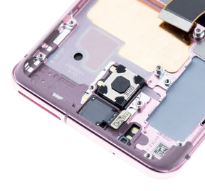 OLED Assembly With Frame Compatible For Samsung Galaxy S20 5G Replacement (Non-Verizon 5G UW Frame) (Refurbished) (Cloud Pink)