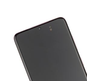 OLED Assembly With Frame Compatible For Samsung Galaxy S20 5G Replacement (Non-Verizon 5G UW Frame) (Refurbished) (Cloud Pink)