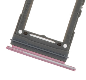 Single Sim Card Tray Replacement  Compatible For Samsung Galaxy S20 / S20 Plus / S20 Ultra 5G (Cloud Pink)