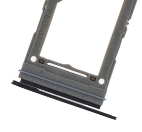 Replacement Single Sim Card Tray Compatible For Samsung Galaxy S20 / S20 Plus / S20 Ultra 5G (Cosmic Black)