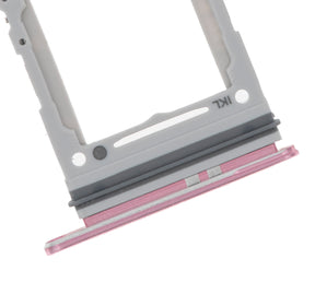 Dual Sim Card Tray Replacement Compatible For Samsung Galaxy S20 / S20 Plus / S20 Ultra 5G (Cloud Pink)
