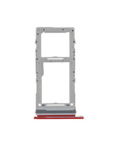 Dual Sim Card Tray Replacement Compatible For Samsung Galaxy S20 / S20 Plus / S20 Ultra 5G (Cosmic Red)