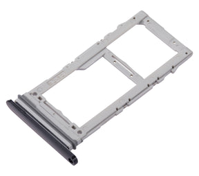 Replacement Dual Sim Card Tray Compatible For Samsung Galaxy S20 / S20 Plus / S20 Ultra 5G (Cosmic Black)