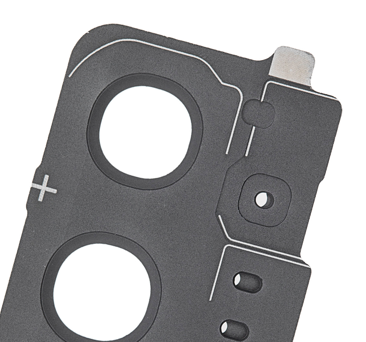 Back Camera Lens Replacement With Cover Bezel Ring Compatible For Samsung Galaxy S20 / S20 5G (Cosmic Gray)